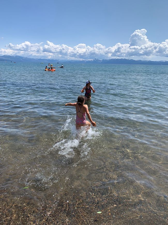 À la plage