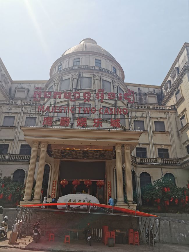 ... chinesische Casinos ... Der Einfluss der Chinesen hier ist nicht förderlich ...