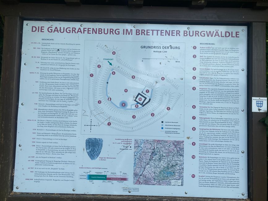 Hinweis auf die Gaugrafenburg