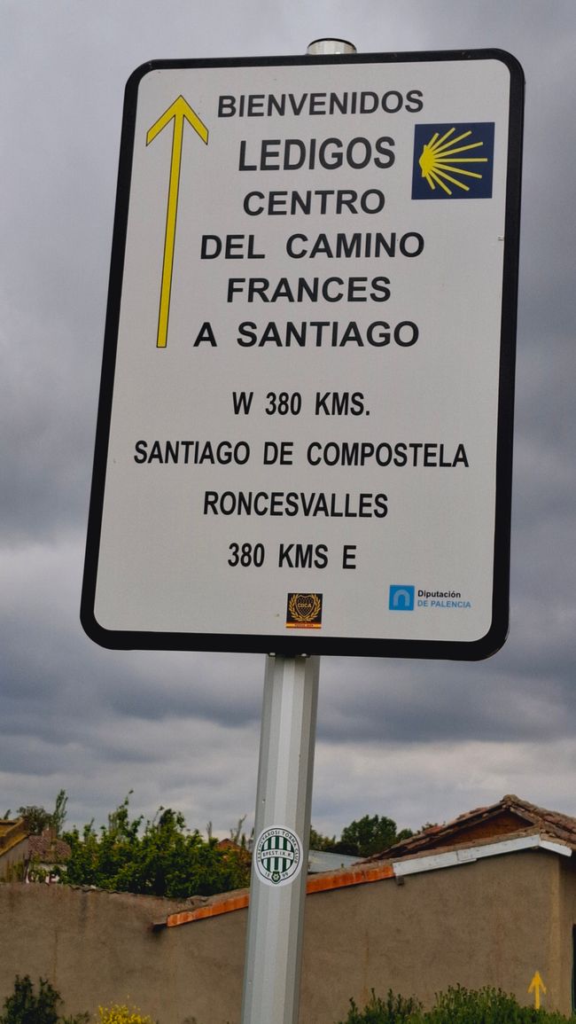 Moitié du chemin français en Espagne 