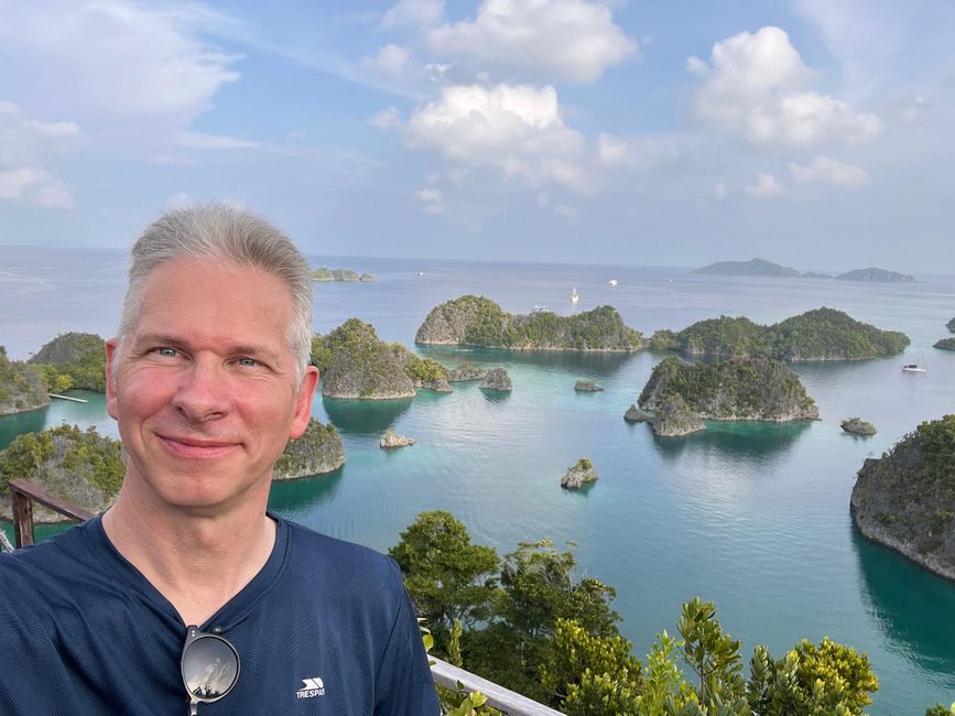 Travis auf Tauchsafari in Raja Ampat