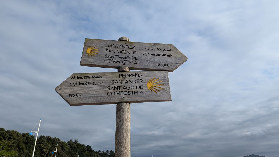 6. Etappe Camino del Norte von Güemes nach Somo