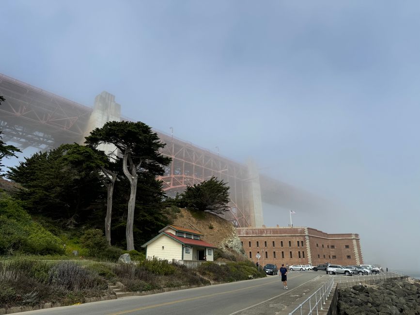 Day 14 - Visit to Fort Point and Trip to Alcatraz