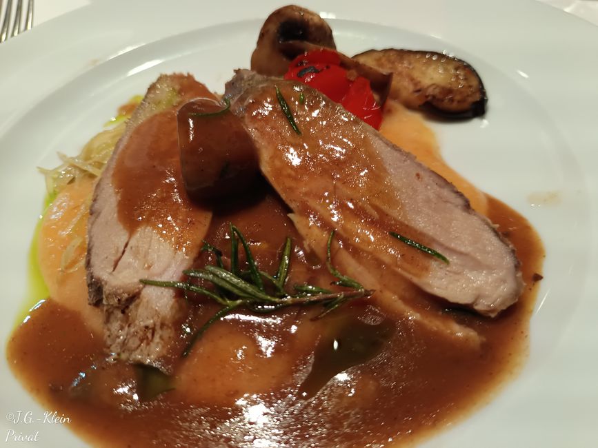 Hauptgericht: Kleeschwein von der Tageskarte