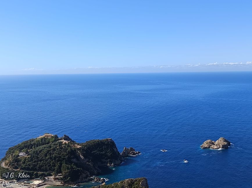 Küste von Paleokastritsa