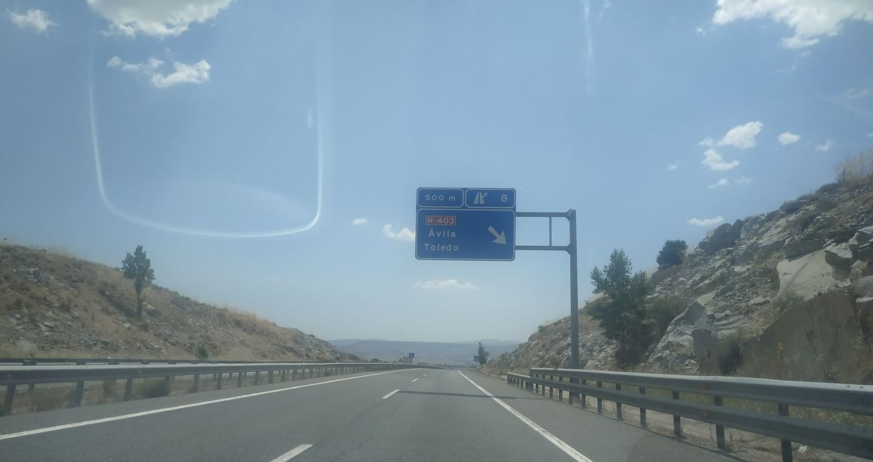 Photos from my car of Ávila (Castilla y León, Spain) (July 2024)