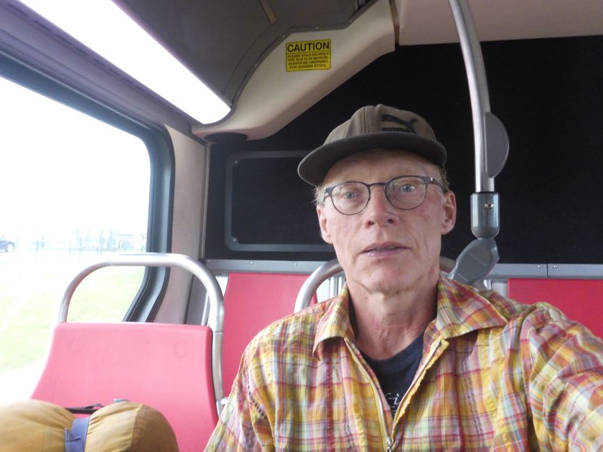 Wieder mit dem Bus zurück