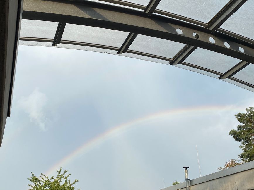 ergab einen Regenbogen