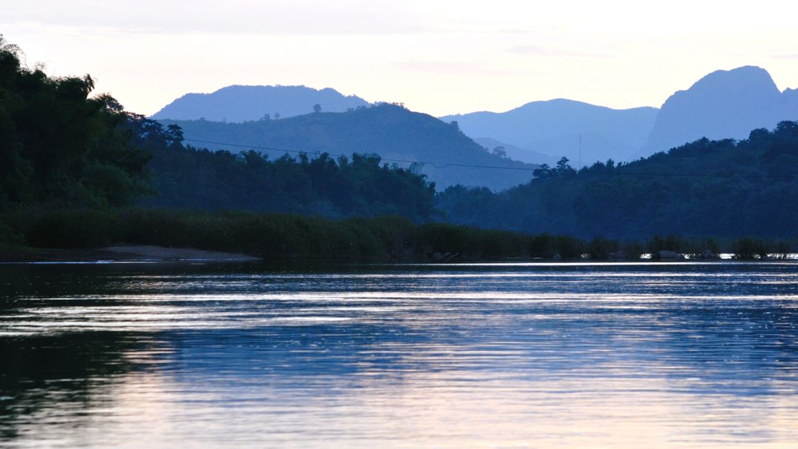 Auf dem Mekong