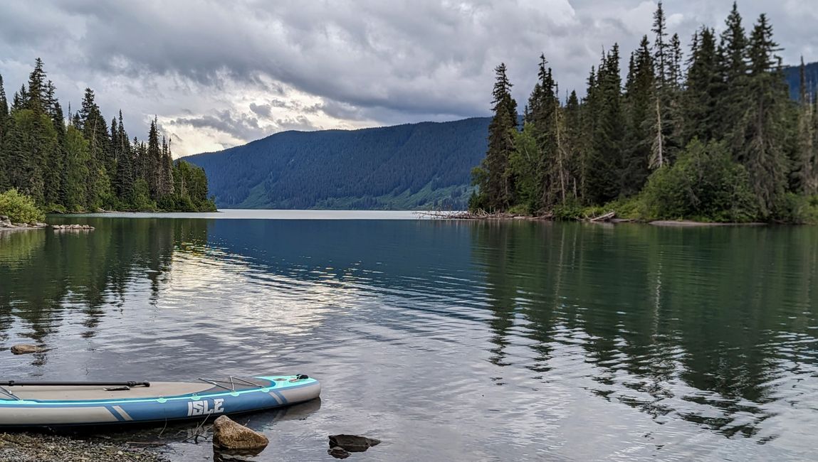 Tag 16: Stewart,BC / Hyder,AK - Meziadin Lake: Bärenflaute