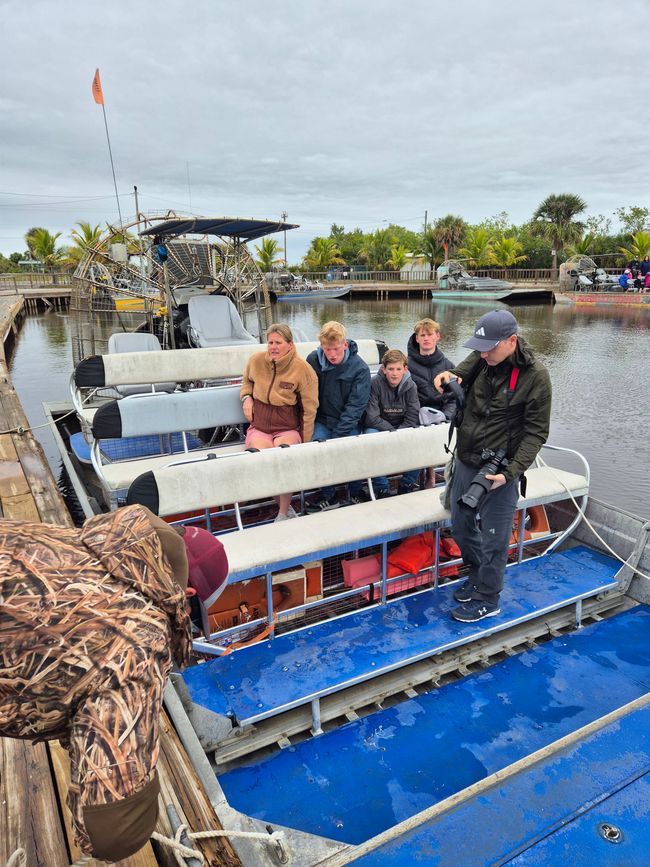 Tag 13: Everglades mit dem Airboat und dem Sunflower Boat