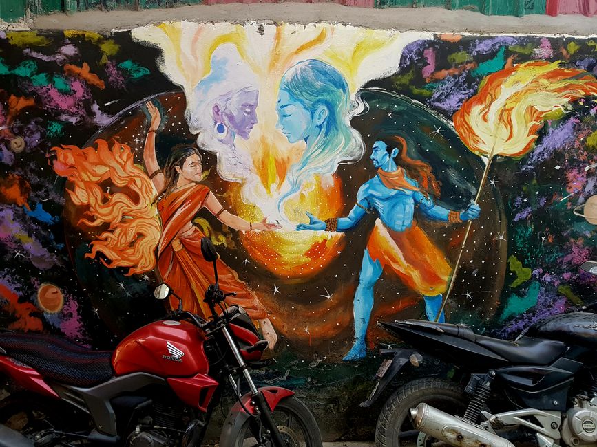 Streetart of Rishikesh 