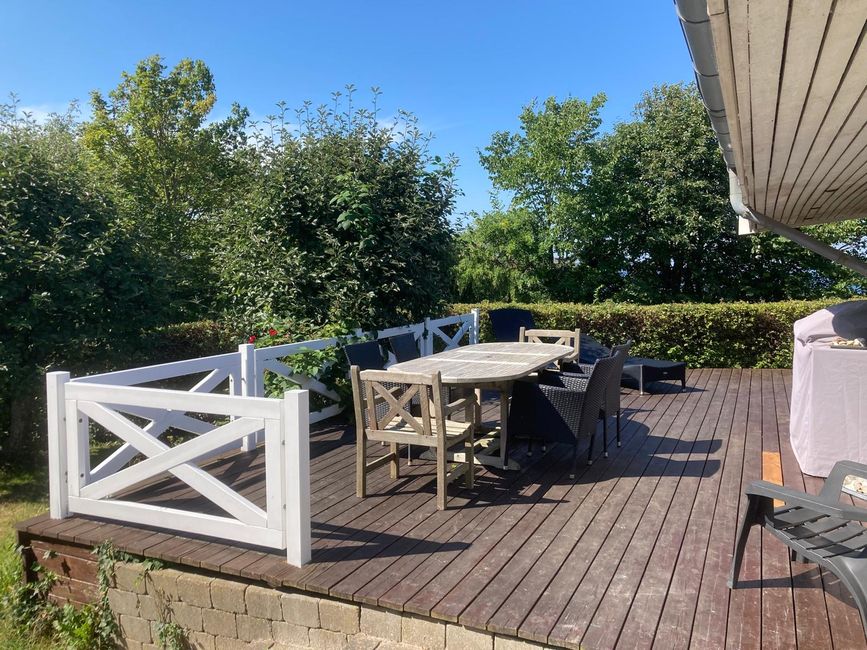 The terrace