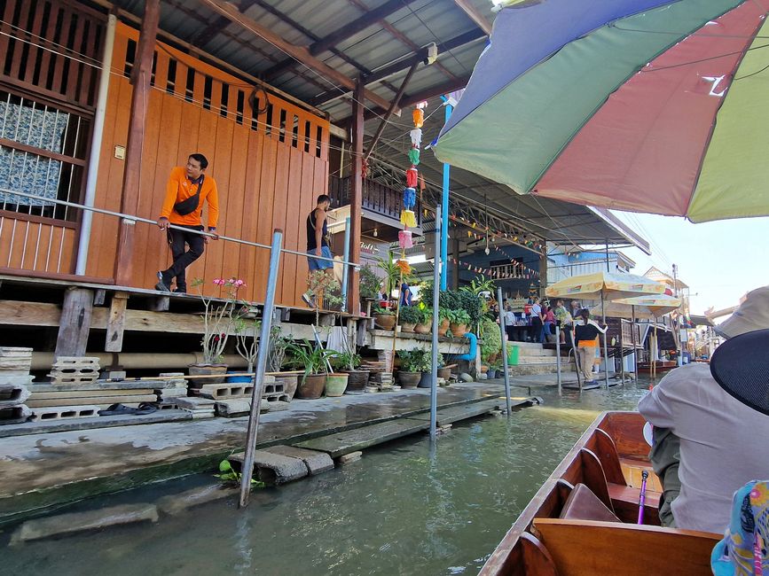 Mercado flotante turístico de Maeklong