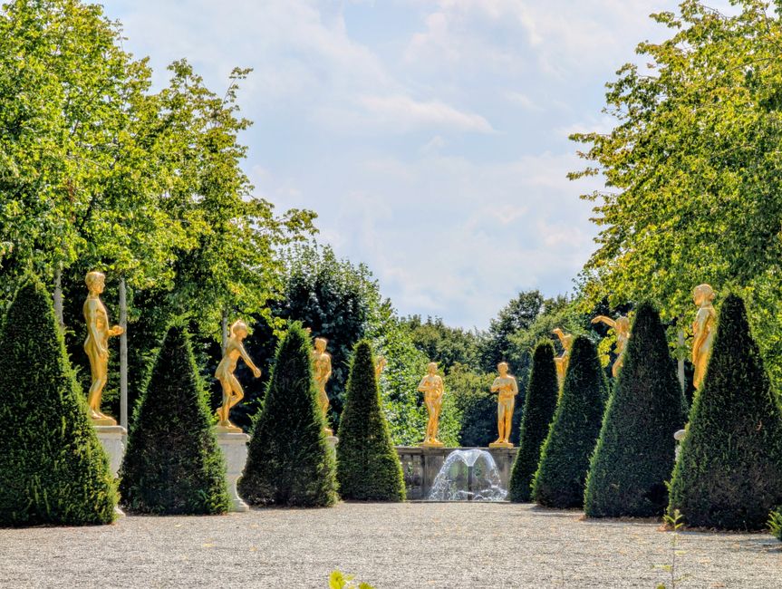 Herrenhäuser Gärten und Botanischer Garten in Hannover.