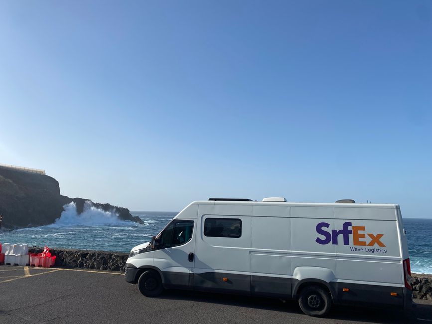 Psst Geheimtipp: Parken und Übernachten nur wenige Meter vom Atlantik entfernt am Playa de Jover