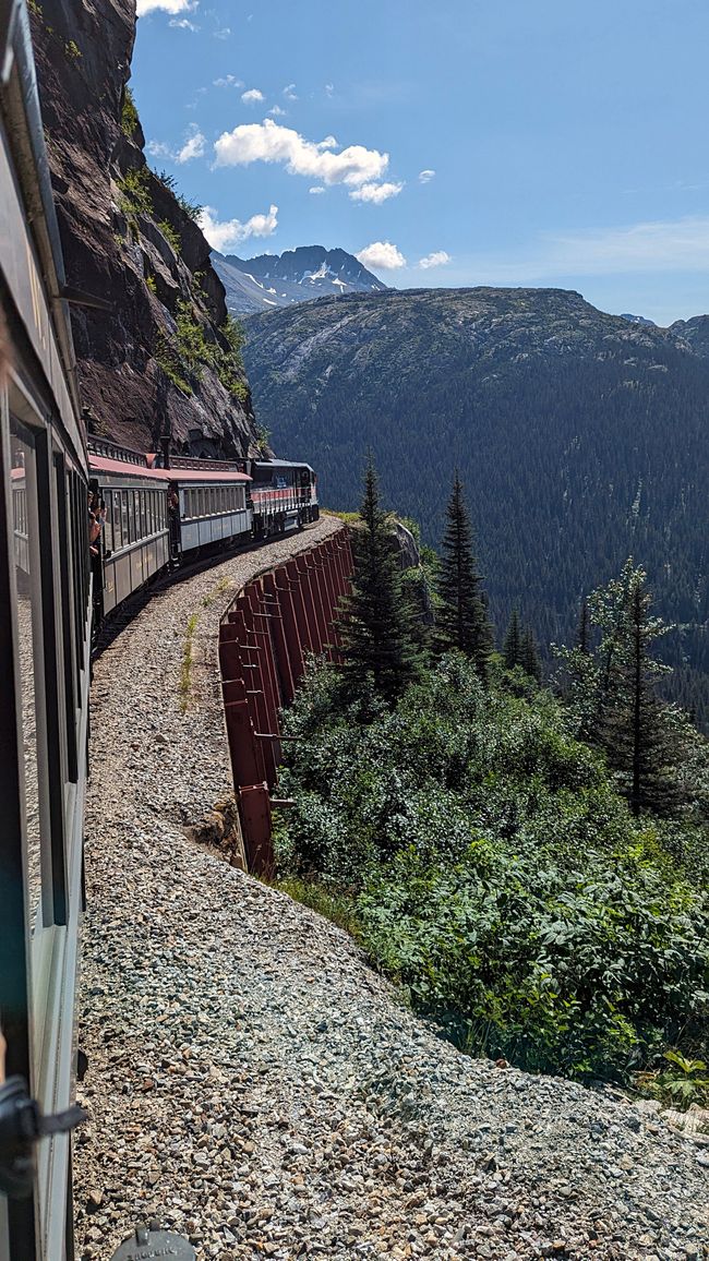 Etiqueta 22: ¡Rumbo a Alaska! Un deslizamiento de tierra, el White Pass y trenes largos