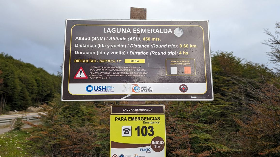 Laguna Esmeralda & Glarcia Martial (Tierra del fuego)