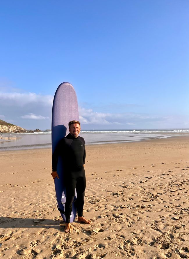 Playa Pantin - here international surf competitions take place (still without me)