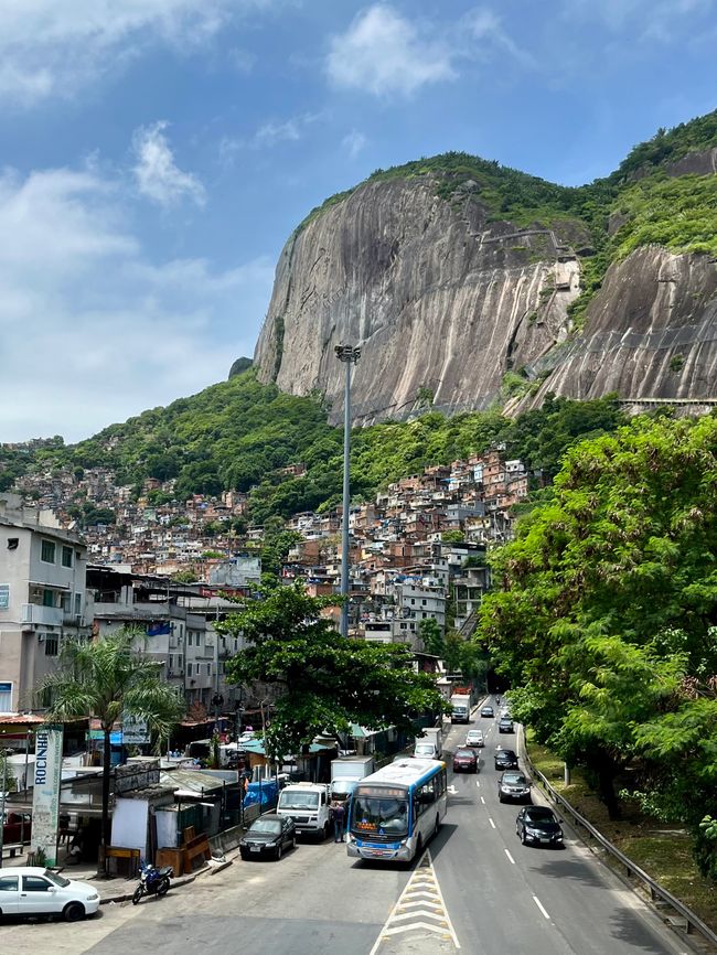 Blick auf den unteren Teil von Rocinha