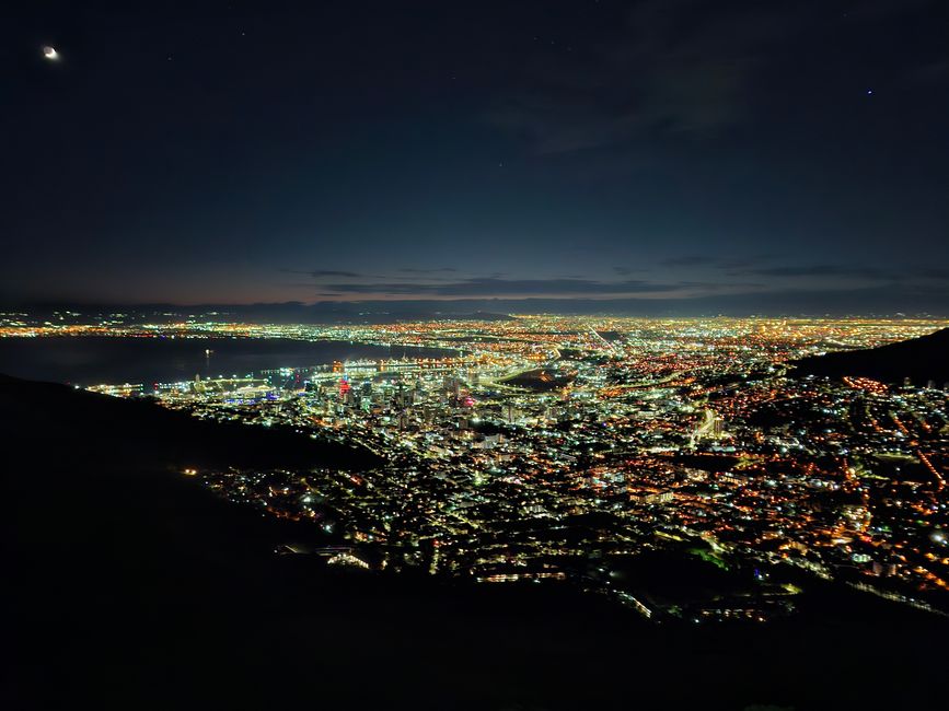 Ciudad del Cabo de noche