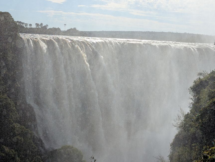 Chutes d'eau Victoria au Zimbabwe