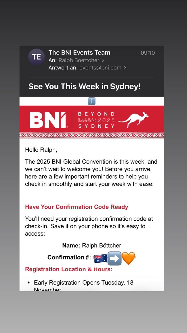 Business Networking International – Sydney Edition