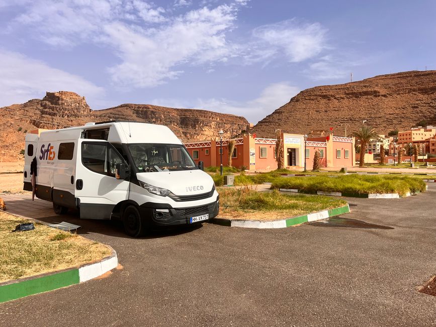 Auf dem Campingplatz sind wir wie fast immer relativ alleine 