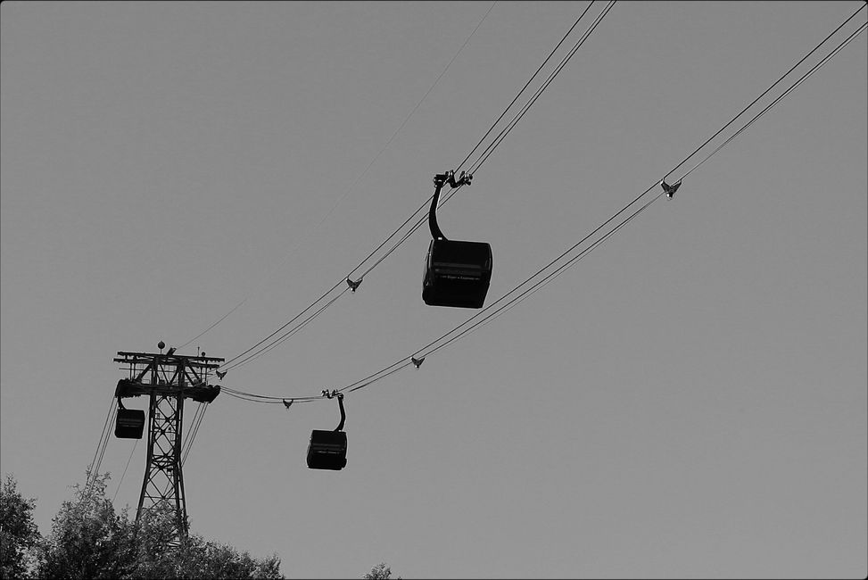 Hochmoderne Seilbahn zur Kleinen Scheidegg