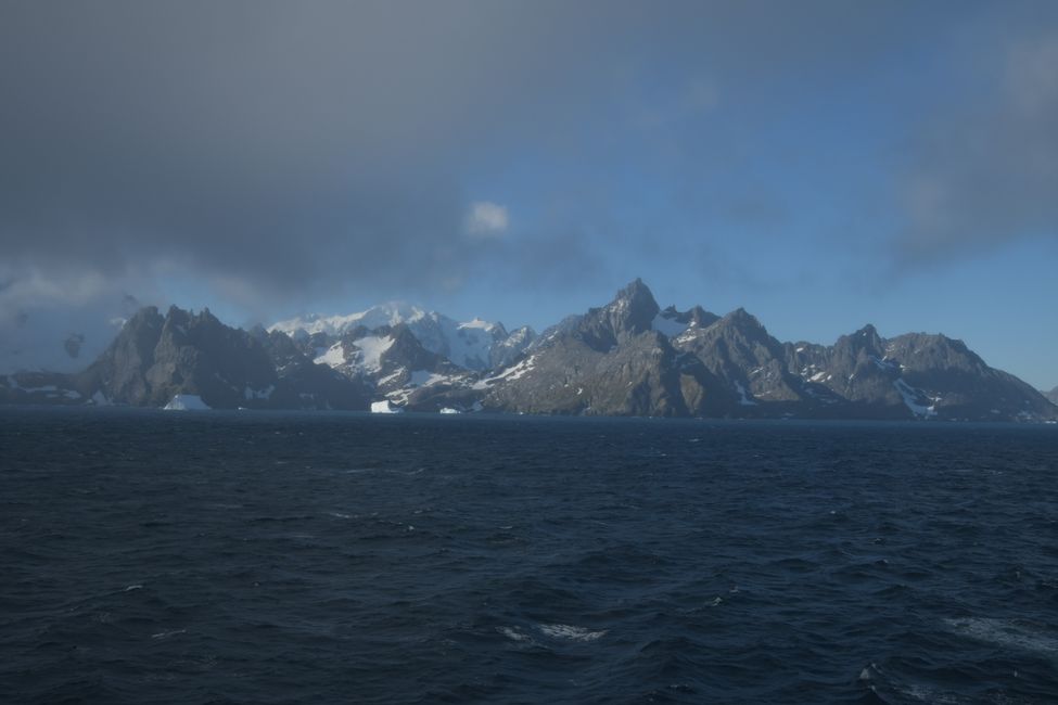 Letzter Blick auf Südgeorgien / Last view back to South Georgia