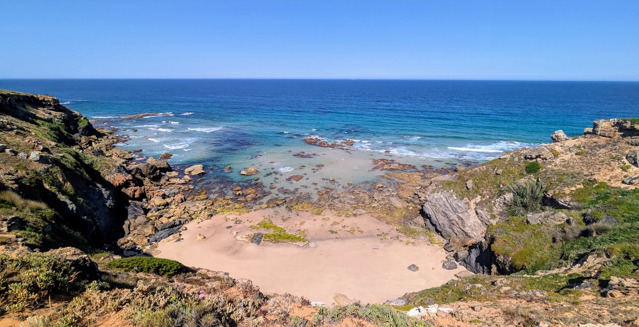 11. Étape de Villa Nova de Milfontes à Porto Covo