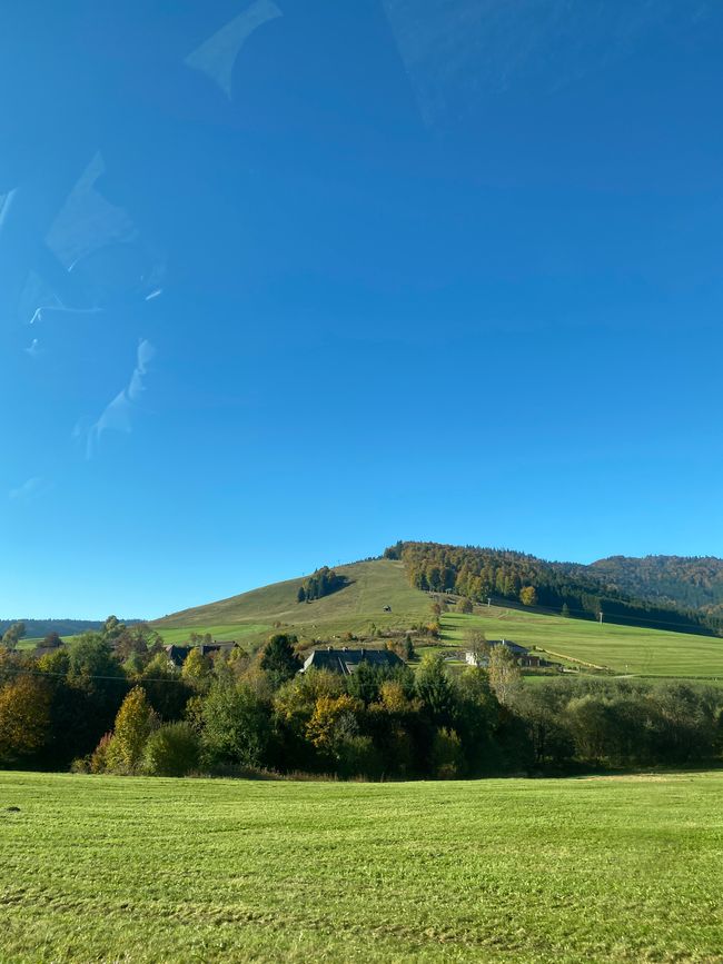 Die Aussicht im Bernauer Hochtal war beeindruckend
