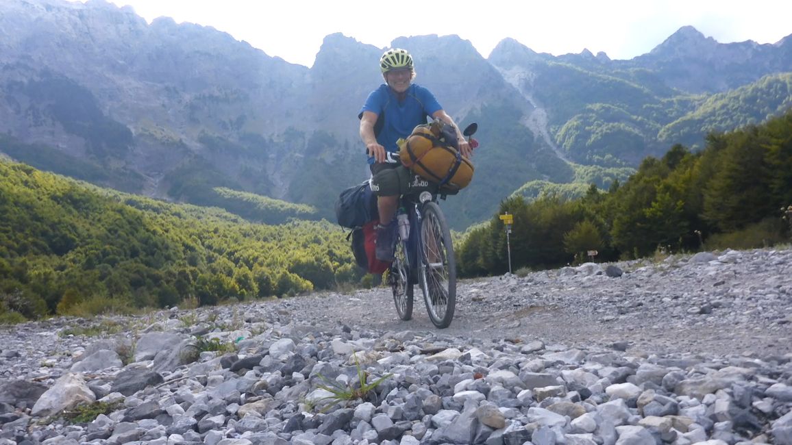 En el lecho del río Valbone 