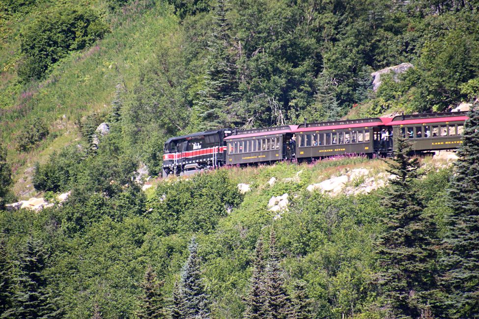 Etiqueta 22: ¡Rumbo a Alaska! Un deslizamiento de tierra, el White Pass y trenes largos