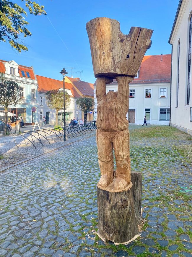 Sculpture in the heart of Lübbenau