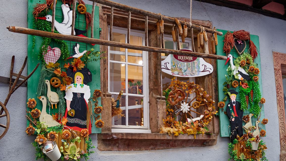 Kitsch und Touristen in Riquewihr