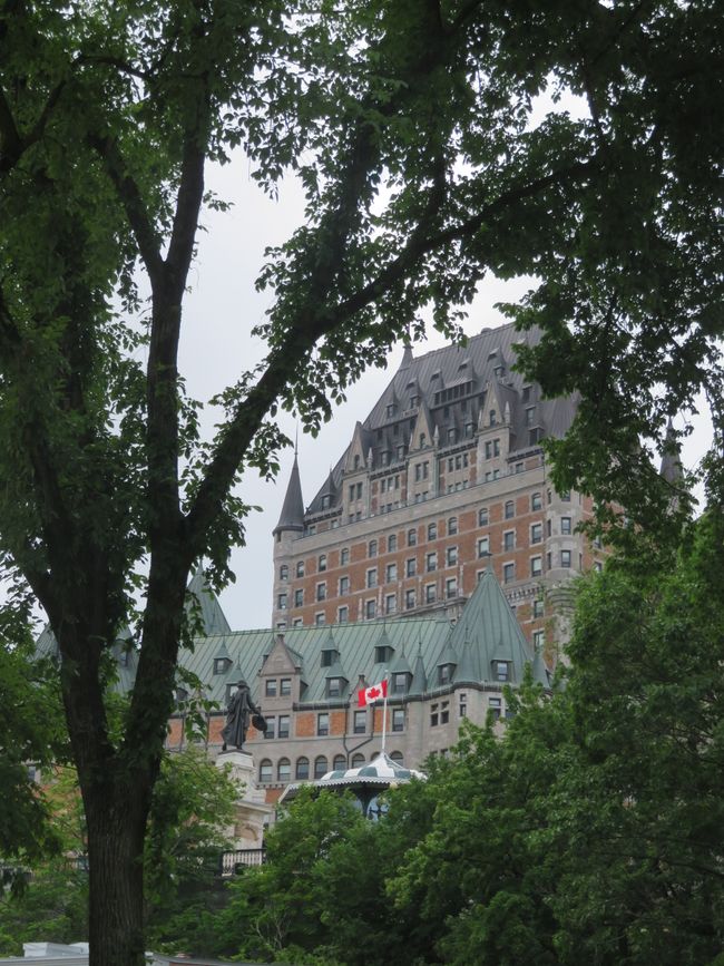 The magnificent hotel of Ville de Quebec