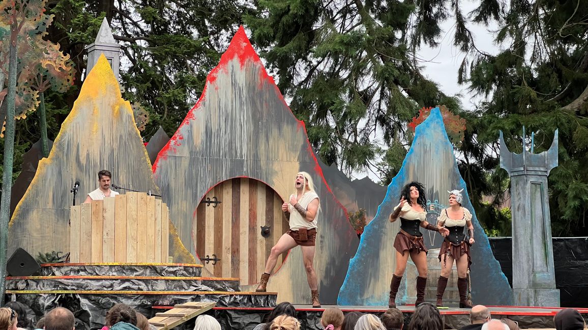 Theaterstück im botanischen Garten 