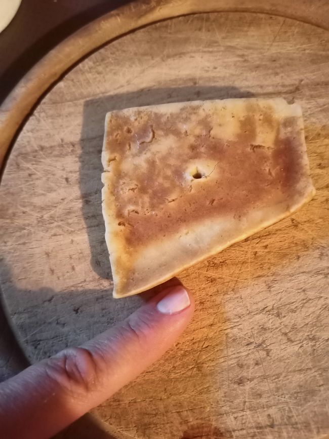 Mitgebracht als Andenken: knochenharter Yakkäse