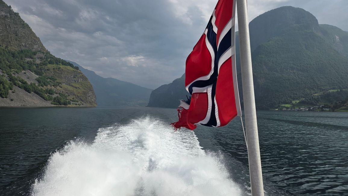 Fahrt mit dem Schnellboot von Flam - Bergen