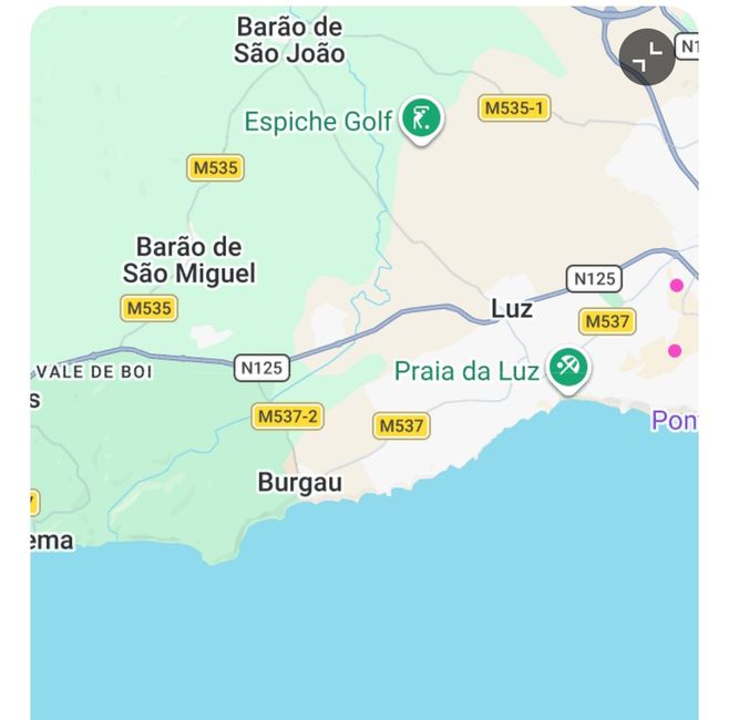 Ankunft in Burgau/Portugal