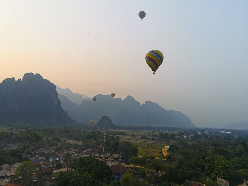 Hot Air Balloon Ride at Sunset