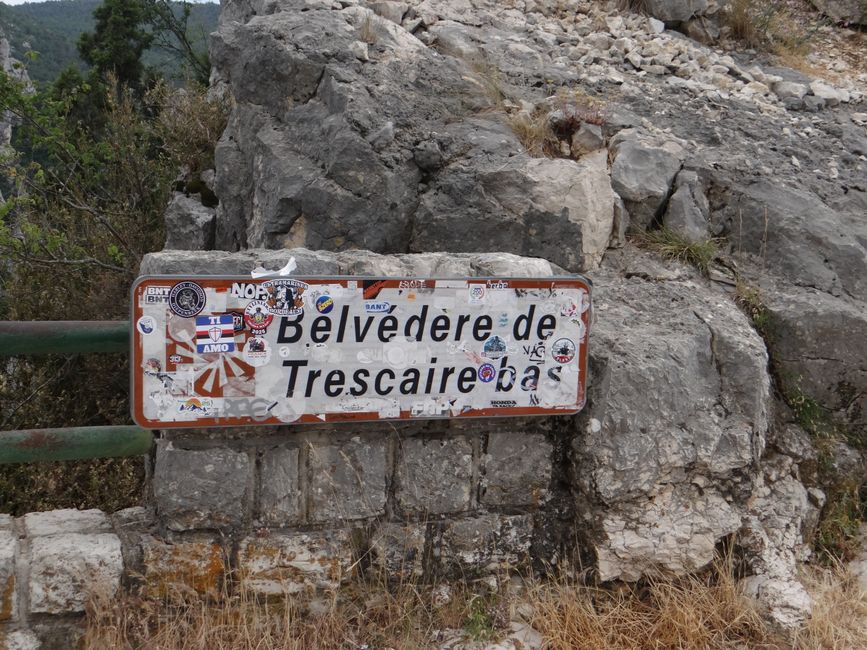 Etappe 4: Menton - Gorge du Verdon- Saint Julien-du-Verdon 
