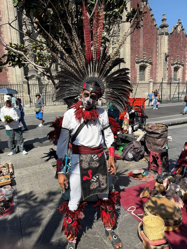Bailarines del 'Día de Muertos'