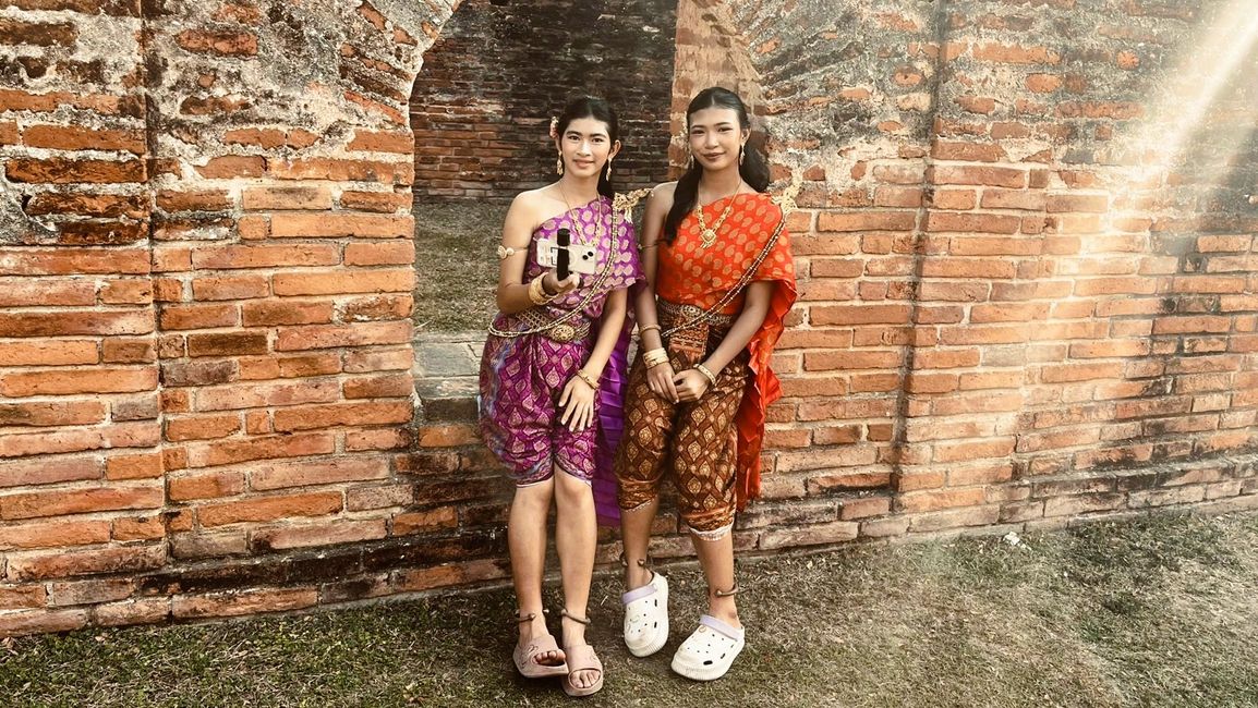 Lopburi, in den Ruinen des Königspalastes