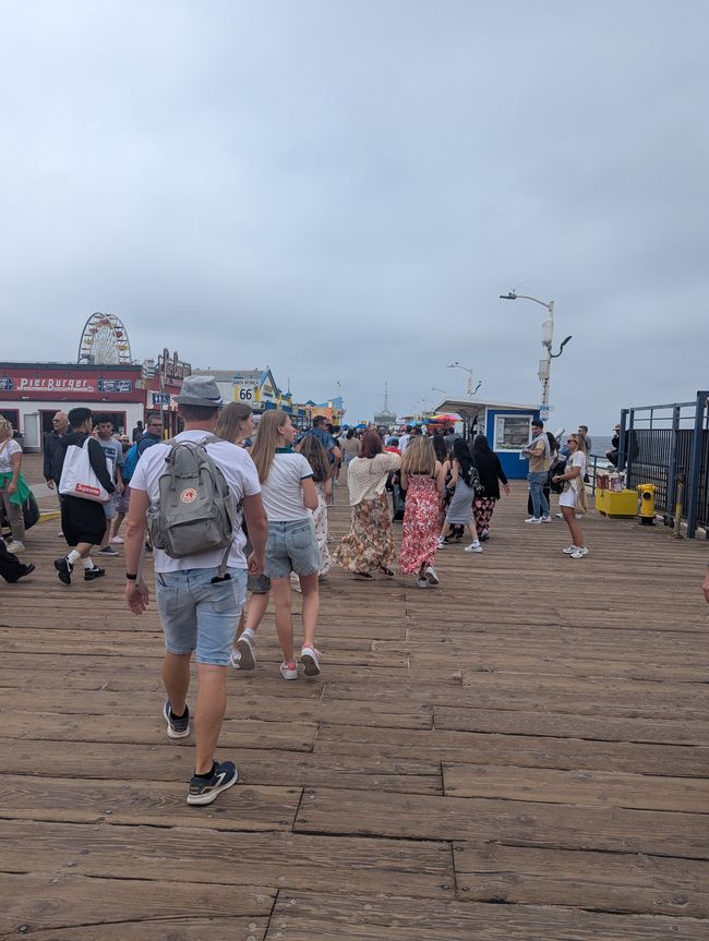 Kalifornien 2025, Tag 2, Hollywood, Beverly Hills und Santa Monica Pier