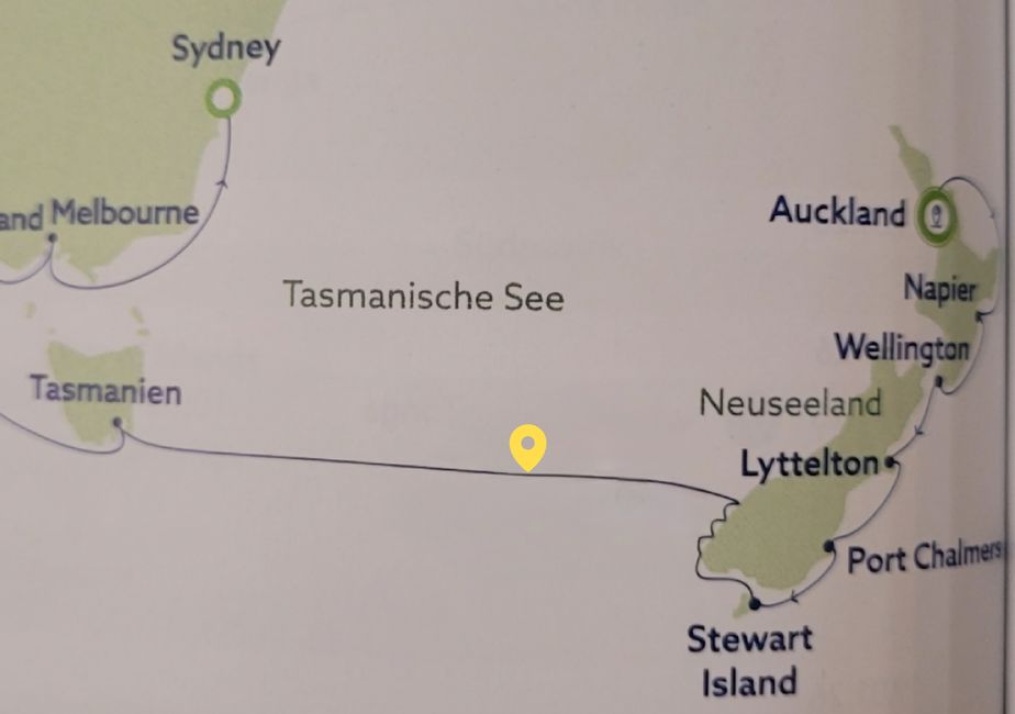 Jour 88 et 89 sur 175 : Croisière autour du monde - Jours en mer en route de la Nouvelle-Zélande vers la Tasmanie/Australie