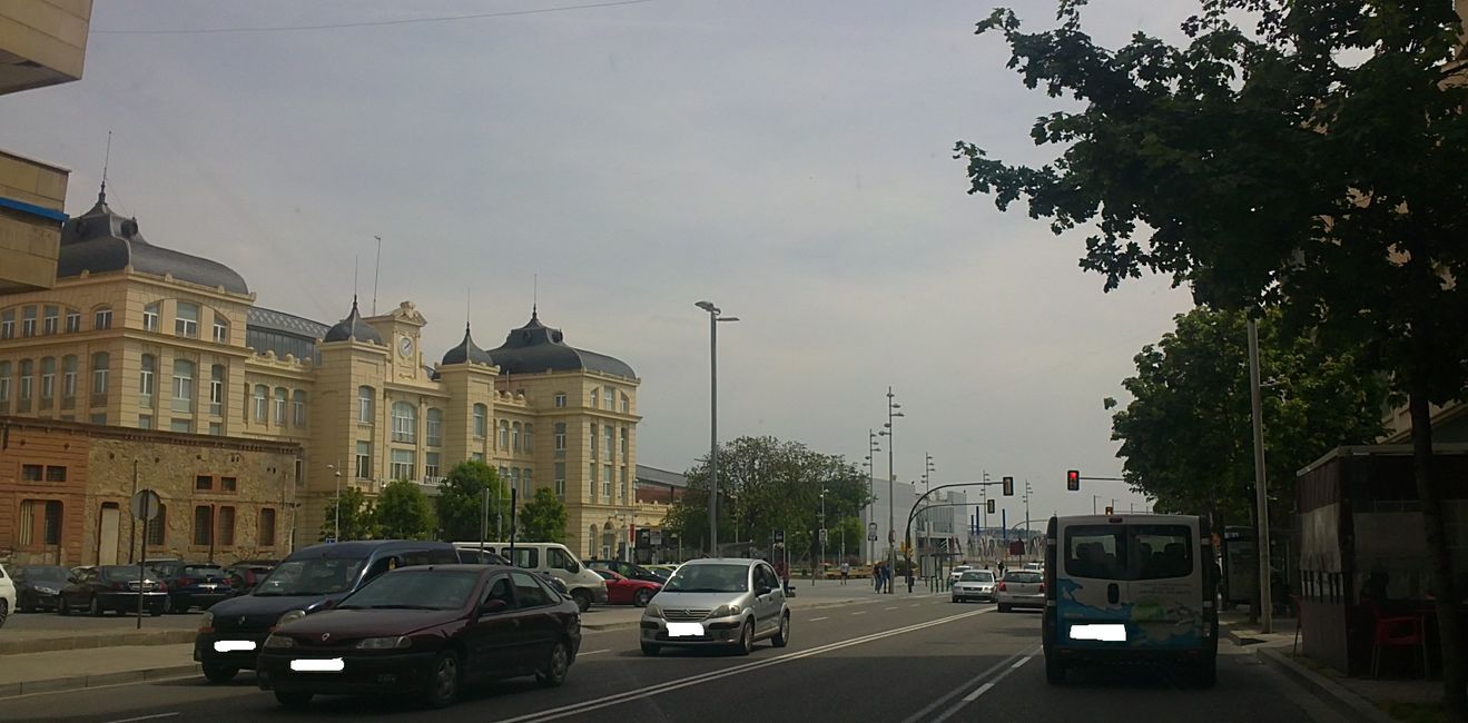 Foto dalla mia auto a Lleida (Catalogna, Spagna) (aprile 2019)