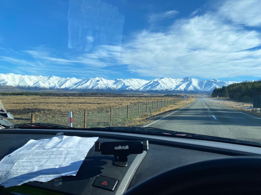 Tekapo, working and off we go