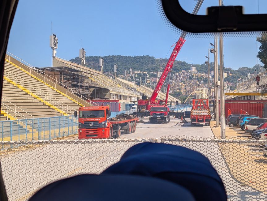 Preparativi per il Carnevale di Rio